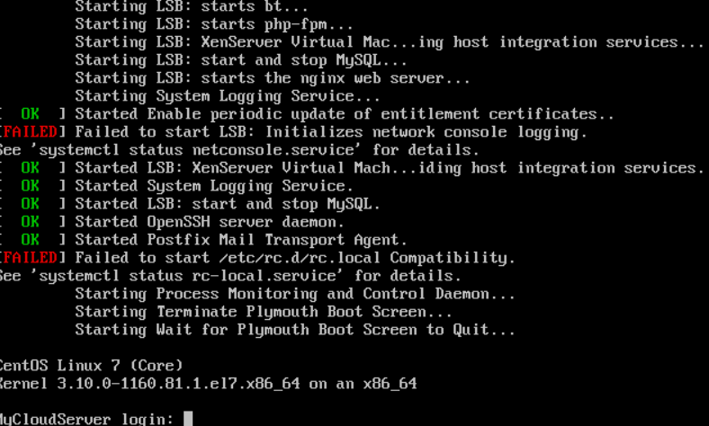 Generating run initramfs rdsosreport txt что делать centos