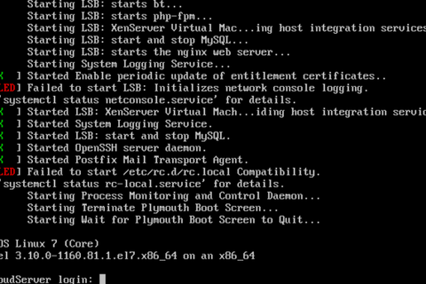 CentOS 7意外断电导致报错XFS (dm-0):Failed to recover intents无法启动