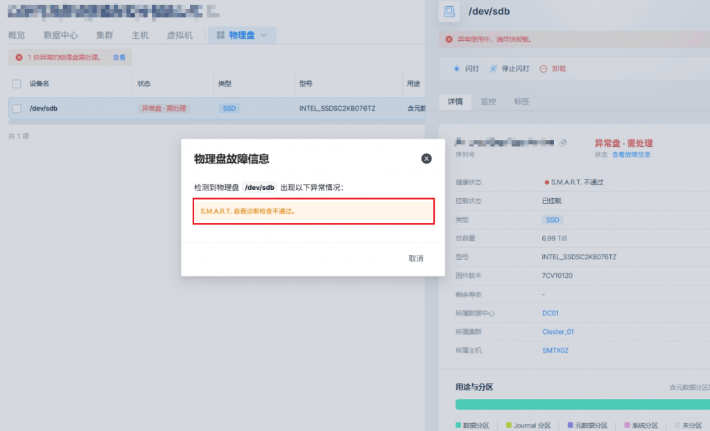一次意外断电引发的SmartX集群业务中断售后应急响应案例